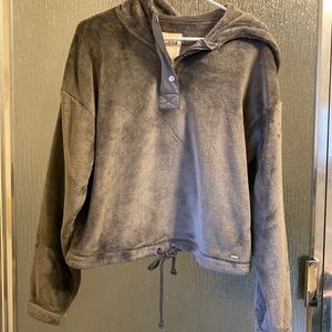Gray hollister hoodie